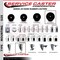 Service Caster 5'' Hard Rubber Swivel 1-1/8'' Expand Stem Caster Set 2 Total Lock Brakes, 4PK SCC-EXTTL20S514-HRS-2-S-2-118 - alternate 4